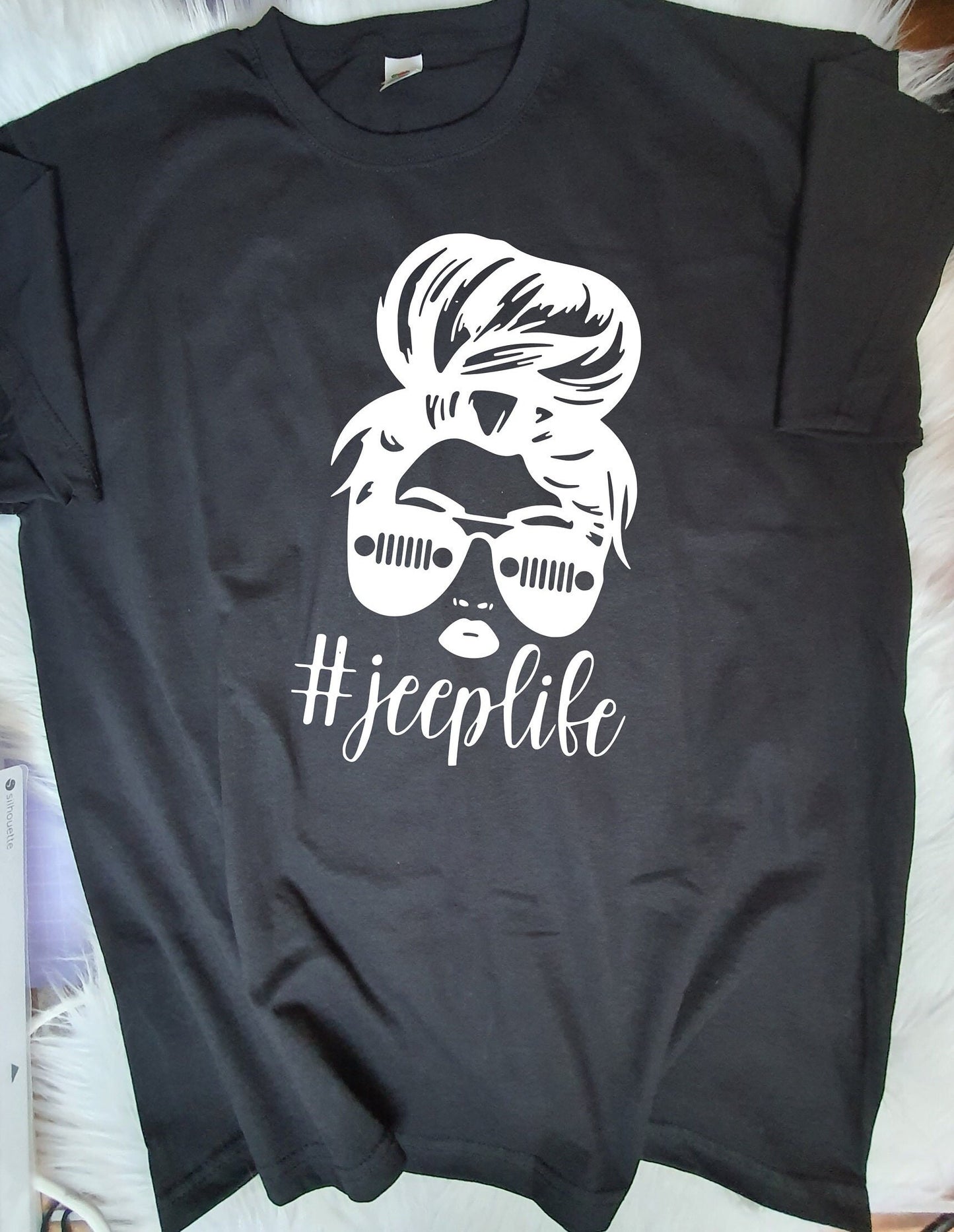 Messy Bun Bügelbild, Bügelbilder, personalisierbar