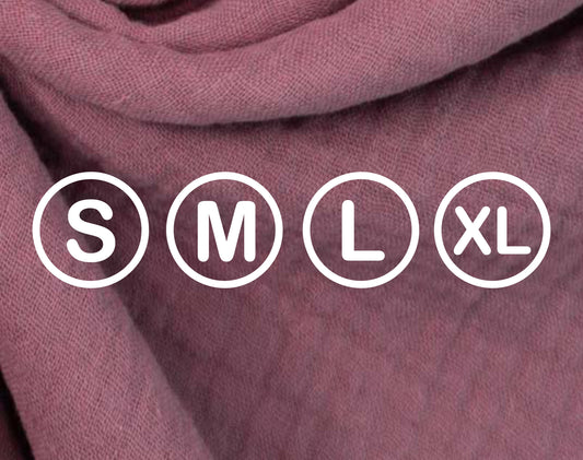 Größenetiketten 20St., Größenlabel, Bügeletiketten, Buchstabenetiketten, Kleideretiketten in S, M, L, XL