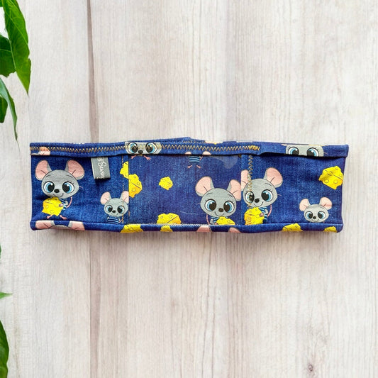 Elastisches Bauchband mit Sichtfenster für Insulinpumpen – Jersey, ohne Verschluss, verschiedene Designs, für Kinder – 62–66 cm Umfang