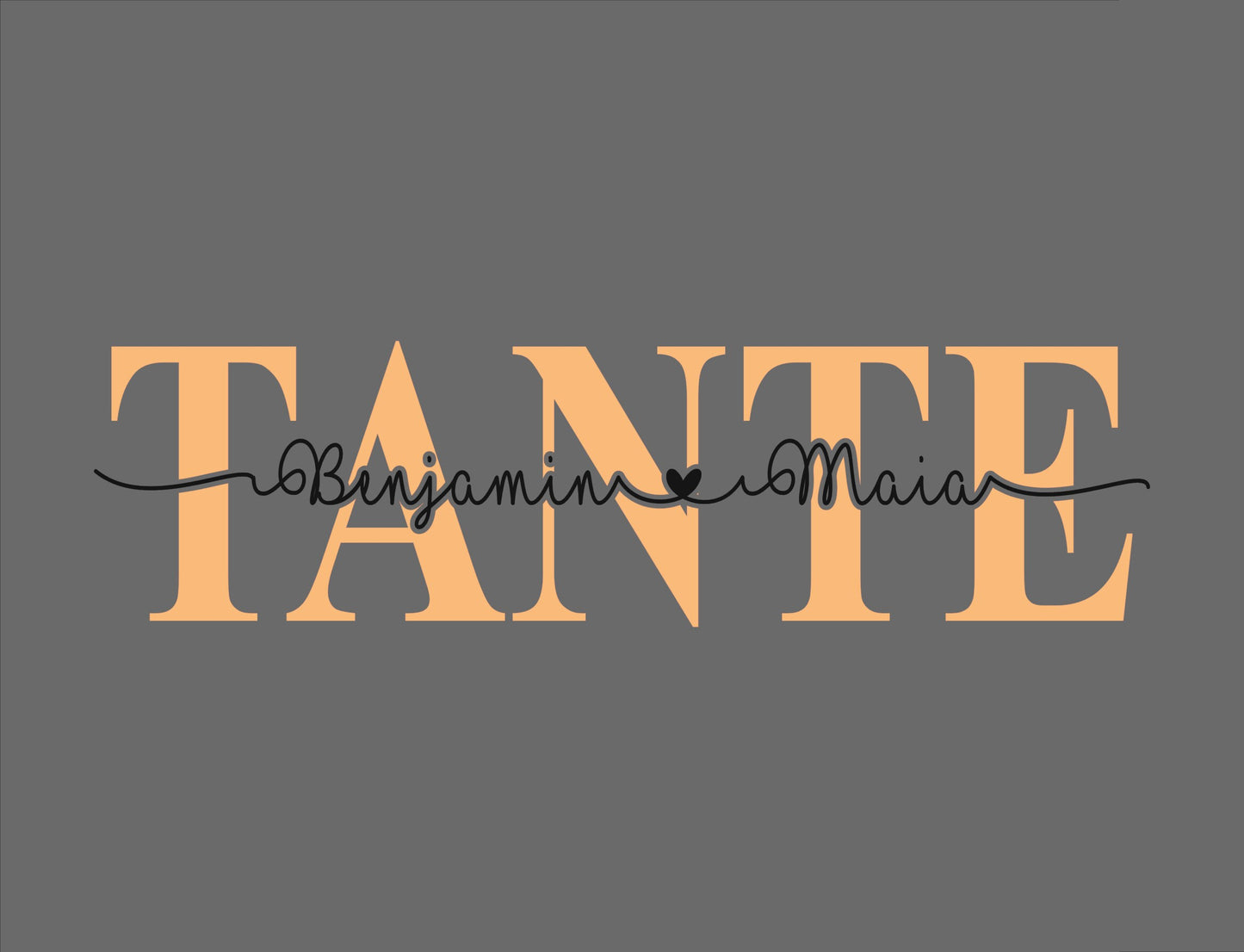 Bügelbild MOM, Dad, Oma, Opa, Name, Schriftzug aufbügelbar, personalisierbar