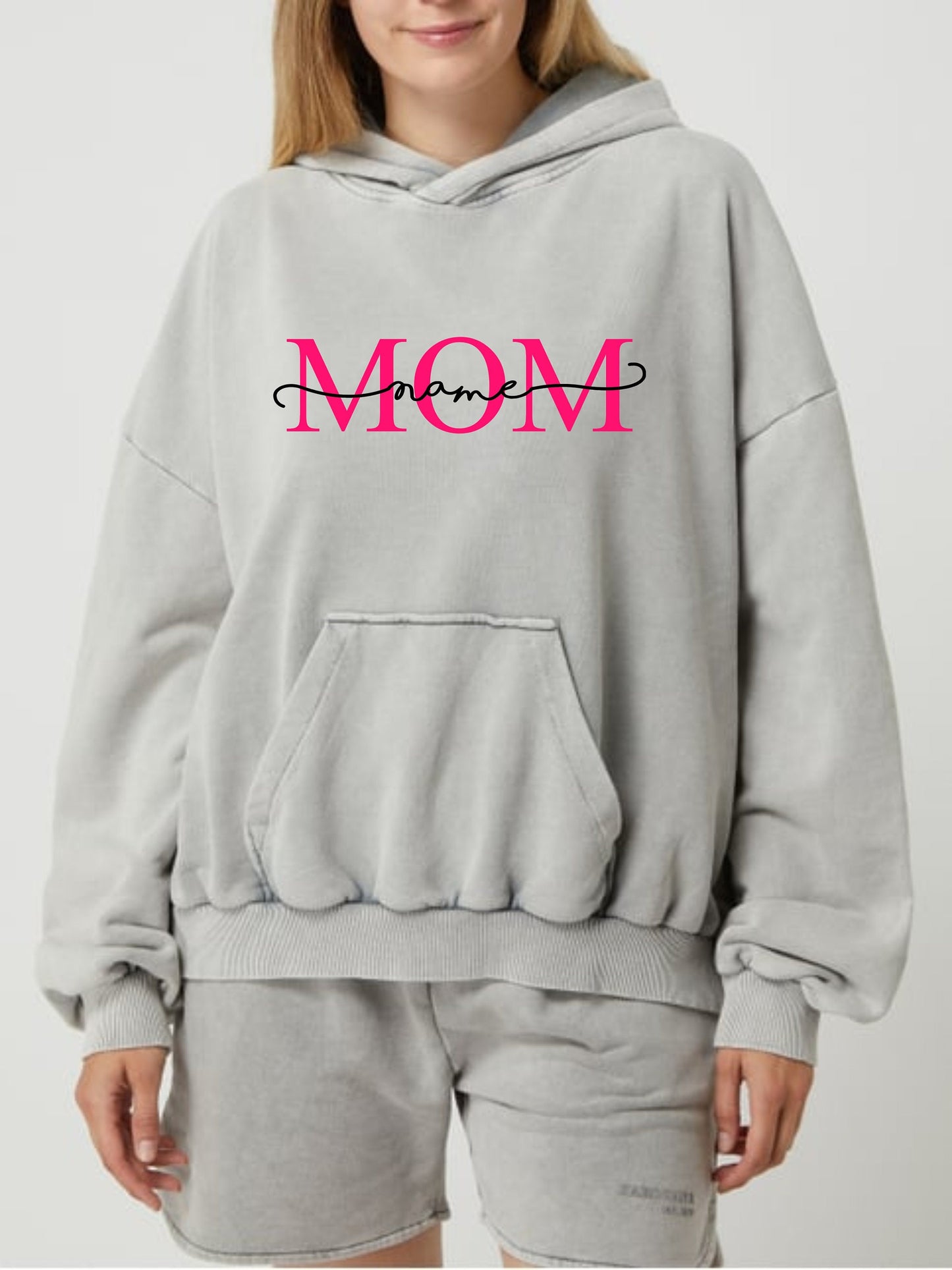 Bügelbild MOM, Dad, Oma, Opa, Name, Schriftzug aufbügelbar, personalisierbar