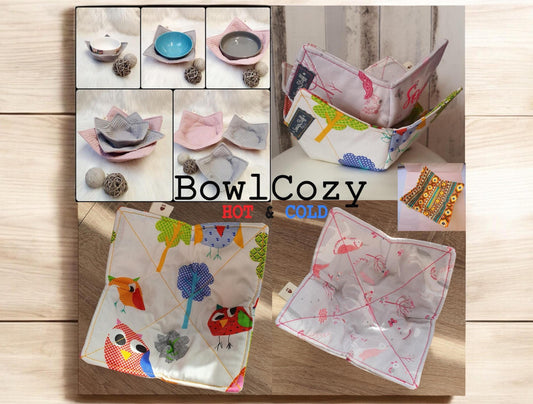 Bowl Cozy, Schalenuntersetzter für heiße und kalte Speisen, Schüsseluntersetzter, Microwellenschale, Untersetzer, Topflappen