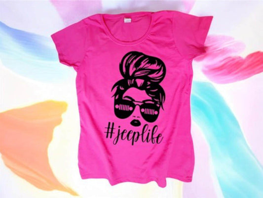 Messy Bun Bügelbild, Bügelbilder, personalisierbar