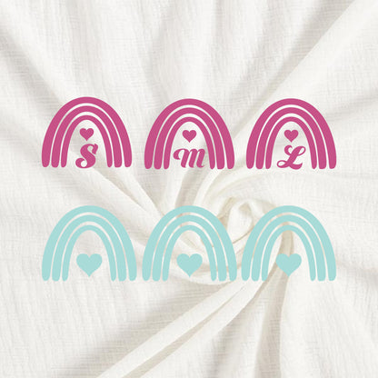 20 Bügeletiketten STERN, Namensetiketten, Größenetiketten, Namensetiketten zum Aufbügeln, Größenlabel, Kleideretiketten